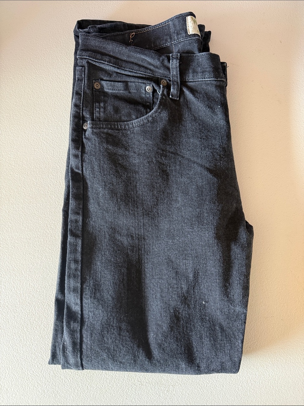 Wrangler Men's Black Denim Jeans - Classic Straight Fit 32x30